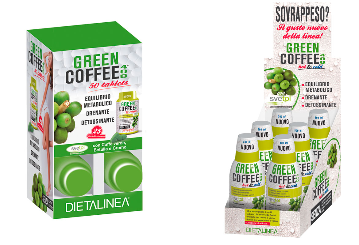 DietaLinea Green Coffee & Raspberry Keyto dimagranti epositori Grren Coffee